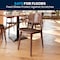 Flash Furniture Verona Commercial Grade Solid Wood Dining Chair w/Curved Oval Backrest in Antique Copper XU-CH10367-3-ANTCPR-GG - alternate 6